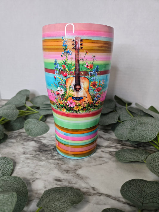 Floral guitar